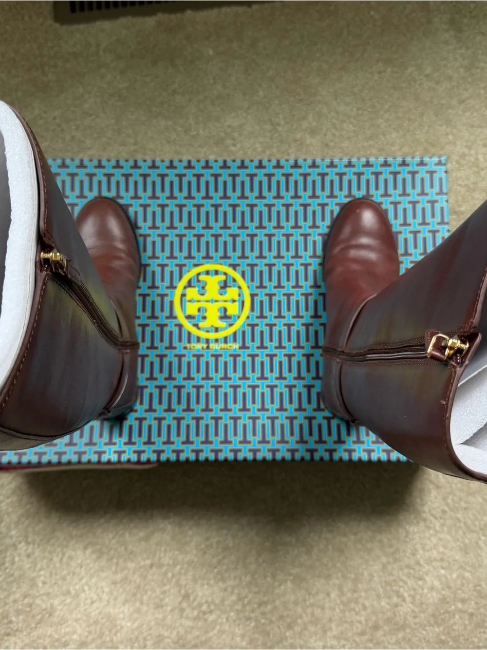 Tory Burch - Brooke 25MM Knee Boot - Calf leather